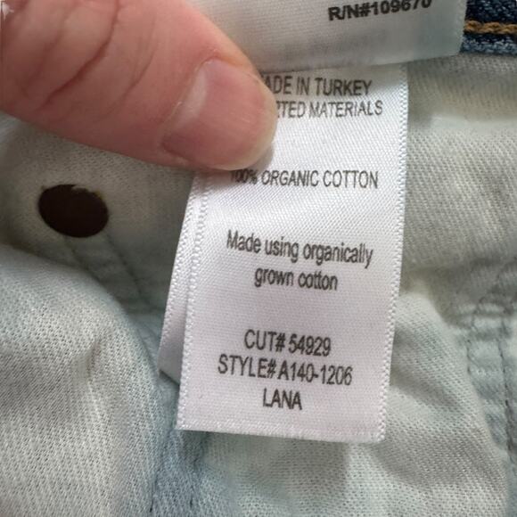 AGOLDE Lana Straight Jean Backdrop Distressed - Picture 10 of 10